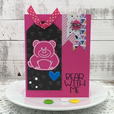  Bear With Me
bearpudgie27, TSOL Stitched Tags, TSOL papers, ink, ribbon buttons and twine
