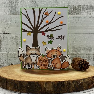 Foxy Lady
foxes2stamp, TSOL papers and ink
