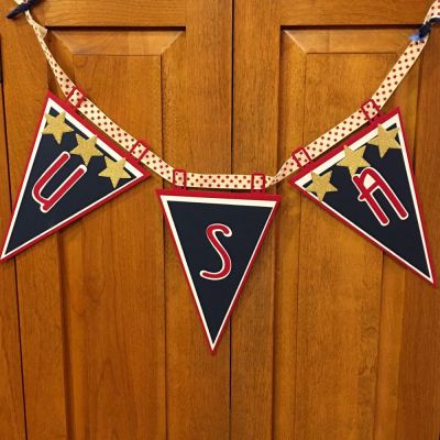 USA Pointed Banner

