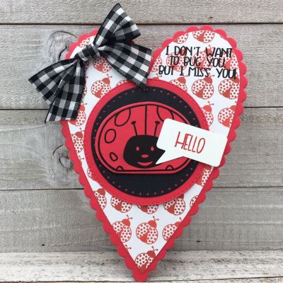 Miss You
ladybugpudgie14, Sizzix Scallop Heart Fold-its, Sizzix Bird and Tree Dies (speech bubble), Sizzix Sotted Circles, TSOL Stitched Circles, TSOL papers and inks
