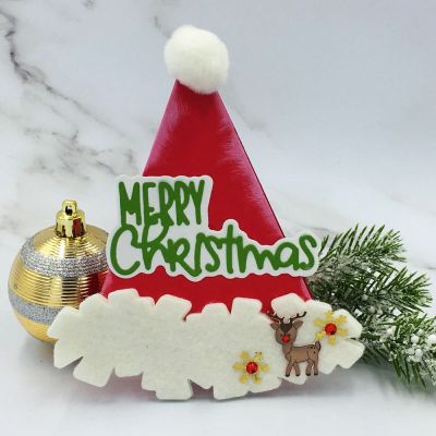 Merry Christmas Santa Hat
Merry Christmas 19, Party Hat Fold-it, TSOL papers and ink

