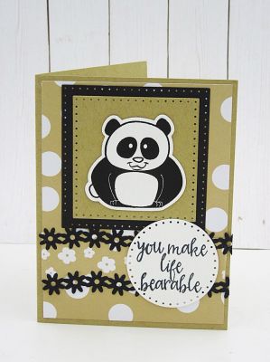 You Make Life Bearable
Pandapudgie11
Sizzix Border Words Set (flower border)
Sizzix Dotted Squares
Sizzix Dotted Circles
TSOL papers and ink
