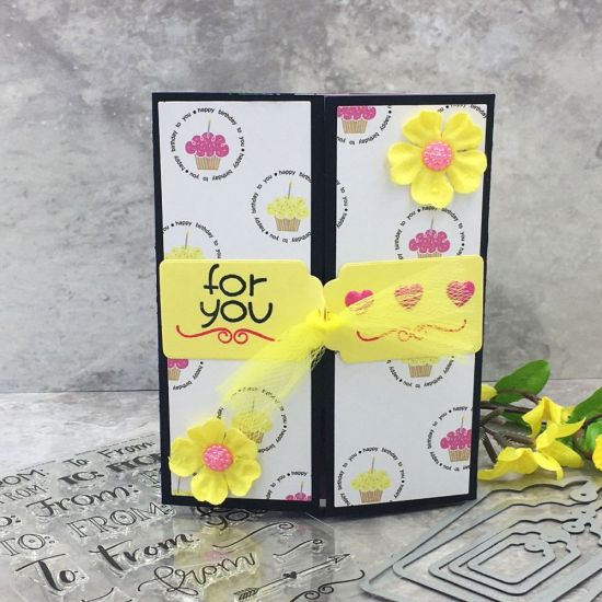 For You
Scallop Tag Dies, tags2stamp, Gate Fold A2 Card Die
