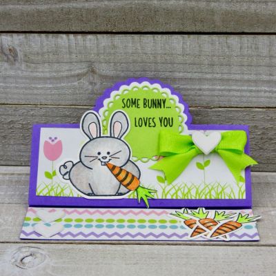 Some Bunny Loves You
Bunnypudgie12
Sizzix Scalloped Circle Stand-Ups Card Die Set
TSOL papers, ink, ribbon and embellishments 
