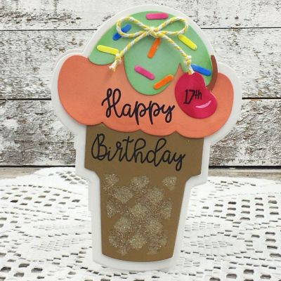 Happy Birthday Ice Cream
Ice Cream Cone Fold-it, wreath2stamp, minidoublebanner2stamp, TSOL papers and ink
