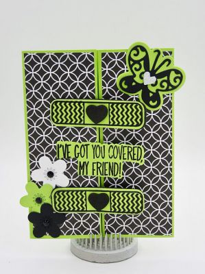 Get Well Soon
Sizzix Get Well Stamps and Dies
Sizzix Half A2Card
TSOL papers and ink
