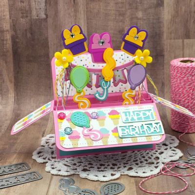 Birthday Celebration
5x7 Box Card, TSOL papers
