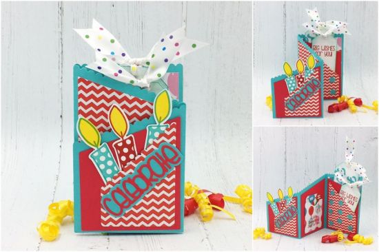Celebrate Z- Fold Card
Z Card Die Set, Celebrate Word Die, candles4birthday, Stitched Tag Dies, TSOL papers and inks

