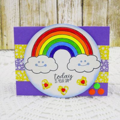 Today is Your Day
sayings4rainbow
TSOL Circle Dies
Sizzix Hello Sunshine Triplits
TSOL heart die
TSOL papers and ink
