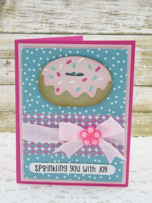 Sprinkling You With Joy
TSOL papers, inks, ribbon, and flower embellishment 
