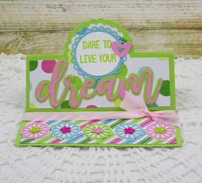 Dare to Dream
Sizzix Scalloped Circle Stand-Ups Card Die Set
TSOL papers and ink

