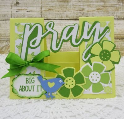 Pray Big 
Sizzix Friends Forever Step-ups Card Die Set
Newport Flower Dies
TSOL papers & ink
