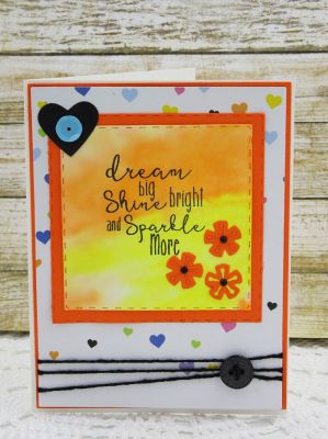 Dream, Shine, Sparkle
TSOL Stitched Squares Die Set
Sizzix Heart Die
TSOL markers for background
