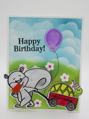 Happy Birthday
Squirrel2stamp with dies
late4birthday with dies
Sizzix Tags and Words Stamps and Dies
Sizzix 5x7 Circle Flip-its Card Set: balloon
TSOL cardstock and ink
