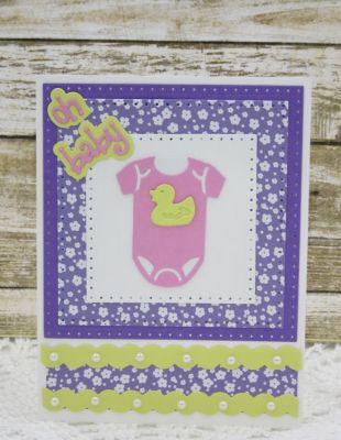 Oh Baby
Sizzix Dotted Square
Sizzix Triplits Oh, Baby
Sizzix Borders Thinlits Die Set
TSOL papers
