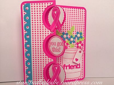 You Got This
Sizzix/Stephanie Barnard Triple Circle Flip-its Card Die 
Sizzix Tags & Words, words4circles, ribbon4cure, pb&jelly2enjoy,Friends Forever Step-Up dies, Sizzix Borders
Thanks for looking!
