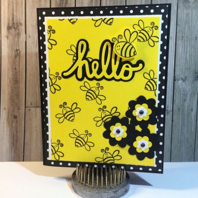 Hello
Also used:
"Hello" die from bicycle2stamp, Sizzix TRIPlIT Flower Set
Thanks for looking:)
