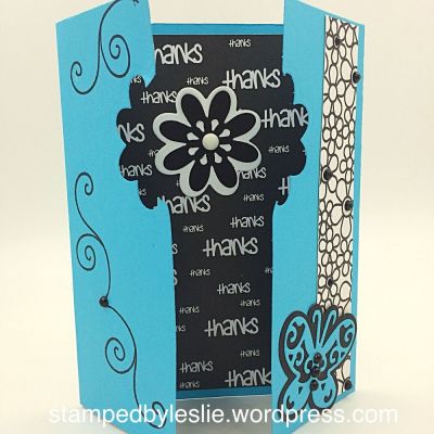 Thank You Half A2 Card
thanks4oneyear stamp set
Thanks Collection Patterned Paper 
