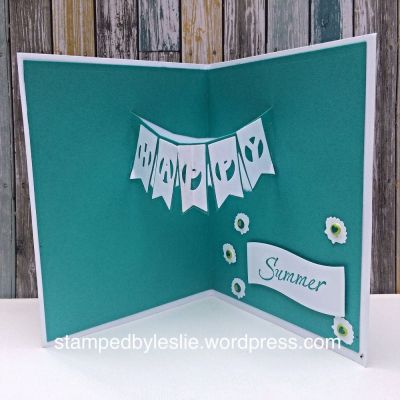 School's Out For Summer
Part 2
Inside of card
LOVE these new Sizzix 3-D Drop-ins!
Thanks for looking:)
