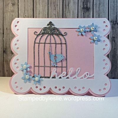 Hello
birdcage2stamp dies
mini flower dies
Thanks for looking:)
