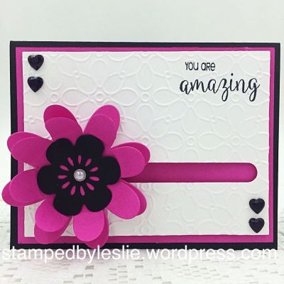 Penny Slider Flower Spin Card
Sizzix/SB Flower Dies
flowerpower2fill stamp set for sentiment 
