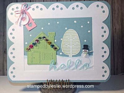 Winter Wishes
Scalloped Edge Drop-Ins Die
Inside sentiment: it's nice to "snow" you! from snowman2build
Sizzix Framelit tags and words
Sizzix Framelits Die Set Welcome Home
small snowman punch



