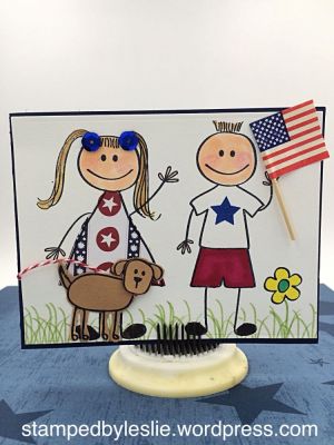 Happy Fourth of July
whale2stamp: grass and flower
Flag toothpick 
