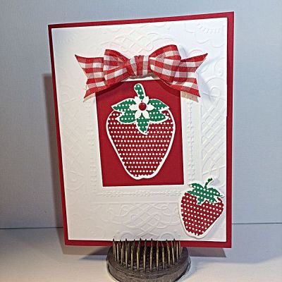 Thank You Berry Much
Sentiment inside card: Thank you Berry Much!
Thanks for looking:)
