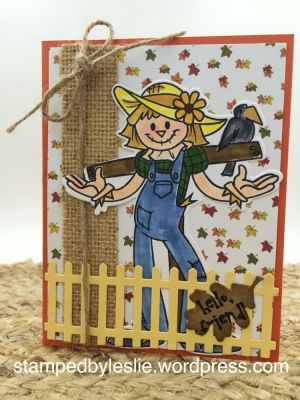 Hello, Friend!
TSOL Happiness Collection Patterned Paper 
Sizzix/SB Fence Die
Leaf Triplits
