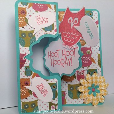 Hoot Hoot Hooray
Sizzix/Stephanie Barnard Fancy Frame #2 Flip-its Card Set
owls2stamp
Mini Tags & Words
Mini Flower Dies
banners4all
speech bubble die 
Thanks for looking!
