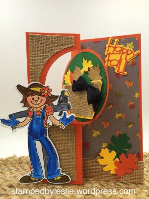 Happy Fall
5x7 Circle Flip-its Card Die Set
Sizzix/SB Flower Basket Die
Leaf Triplits
TSOL Patterned Paper
Stitched Circle Dies
Licorice Seam Binding 
