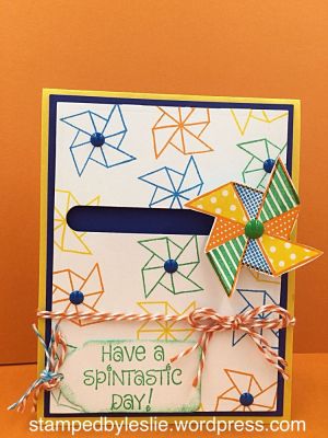 A Spintastic Day Spinner Card
pinwheels2stamp
Large Rectangle Dies 
Sizzix Tag Die
