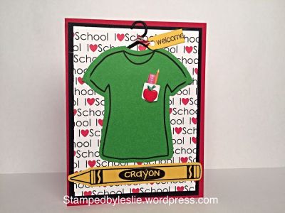 Welcome Back to School
Inside Card: Always be yourself 
crayons2stamp
banners4all
Sizzix Tags & Words
stickers 
Thanks for looking!
