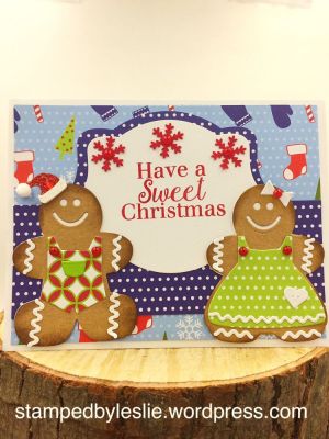 A Sweet Christmas 
Royal Stand-Up Die
TSOL Ho Ho Patterned Paper
