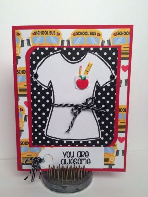 An Awesome Teacher
Also used Sizzix Tags & Words
Stickers
Thanks for looking!
