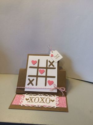 Hugs and Hearts Stand up Card
