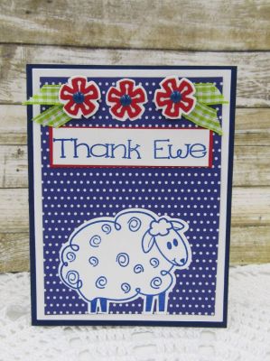*Thank Ewe
Newport Flower die, TSOL papers and ribbon
