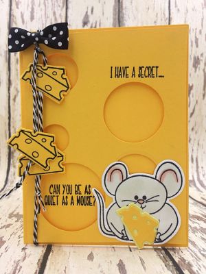 *I Have A Secret
Sizzix Circle Dies, TSOL papers 
