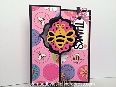 Thank You
Sizzix/Stephanie Barnard Regal Flip-it Card Die
Bee Triplit
Sizzix Tags & Words
Thanks- Drop-ins Die
Thanks for looking!
