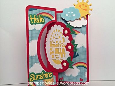Happy Birthday Sunshine
Oval Flip-it Card Die Set
Hello Sunshine Triplits Set
Thanks for looking!
