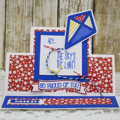 *So Proud of You
Sizzix Squate Stand-Up Card Set
Kites2fly stamp/die set
TSOL papers & ink
