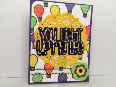 You Light Up My Life
Sizzix/Stephanie Barnard Flower Dies
Thanks for looking!
