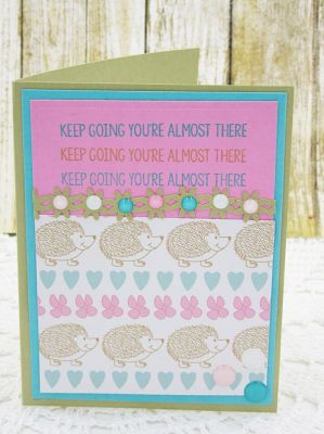 *Youre Almost There
Sizzix Border Words Set (flower border)
TSOL ink
