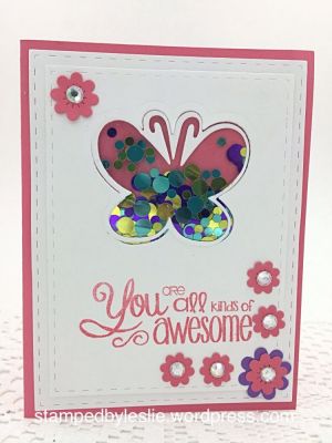 All Kinds of Awesome Shaker
upliftingwords2hear
Stitched Rectangle Set
Triplits Butterfly
Mini Flower Dies
Thanks for looking!
Keywords: TriplitButterfly StitchedRectangleDies MiniFlowerDies