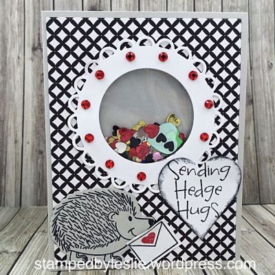 Hedge Hugs Shaker Card
Thanks Collection Patterned Paper
Sizzix Circle Dies
Sizzix Scallop Circle Die Set
happymail2stamp

