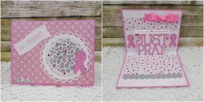 Just Pray
ribbon4cure stamp set
TSOL papers and ink
