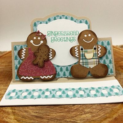Gingerbread Greetings
Royal Stand-Ups Card Die Set
