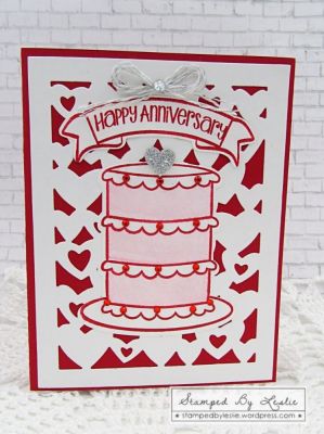 *Happy Anniversary Cake
Sizzix Lovely Drop-Ins
Morechalksayings2stamp stamp/die set
TSOL papers & ink
