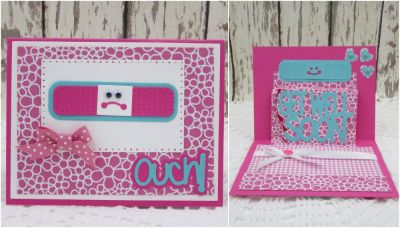 Get Well Soon
Sizzix Get Well 3-D Drop-in
Bandage Die
Sizzix Dotted Rectangles
TSOL papers
