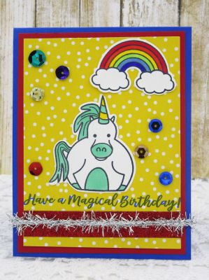 Magical Birthday 
TSOL papers and ink
